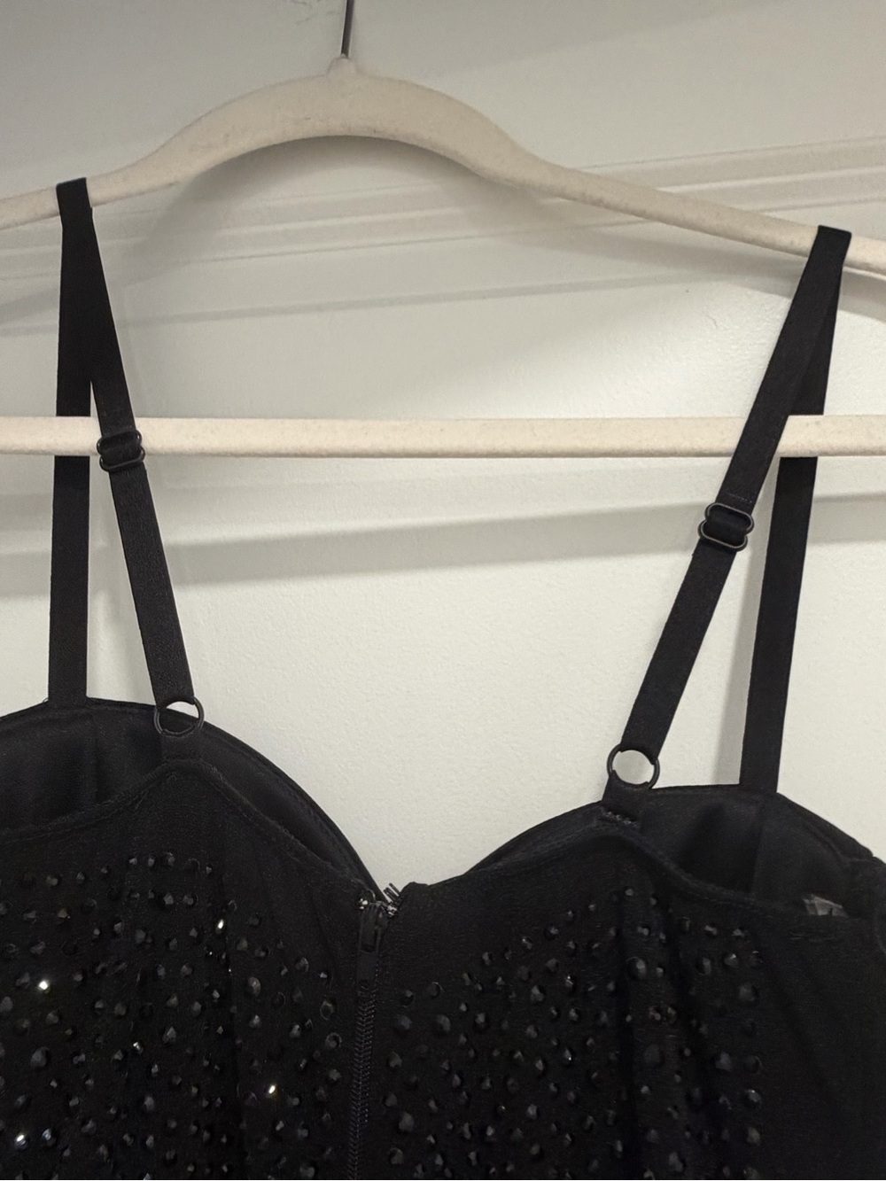 Windsor Elegant Black Beaded Bustier Evening Dress NWT - Picture 6 of 7